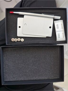 Swizor Crypto Seed Key Phrase Backup - Including Pen + Box